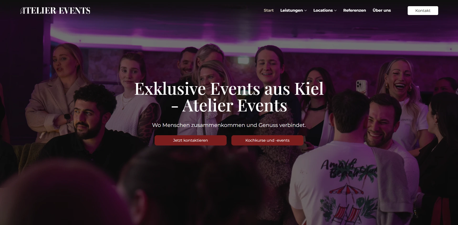 Atelier Events – Website