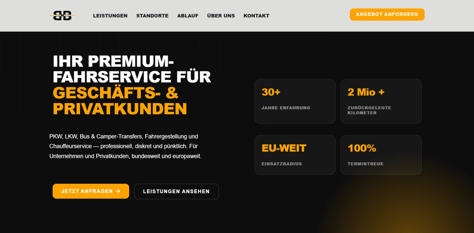 BTB Service – Website
