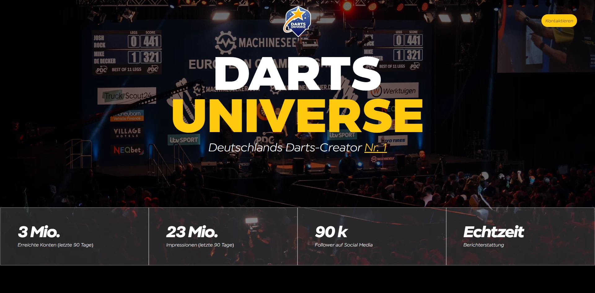 Darts Universe – Website
