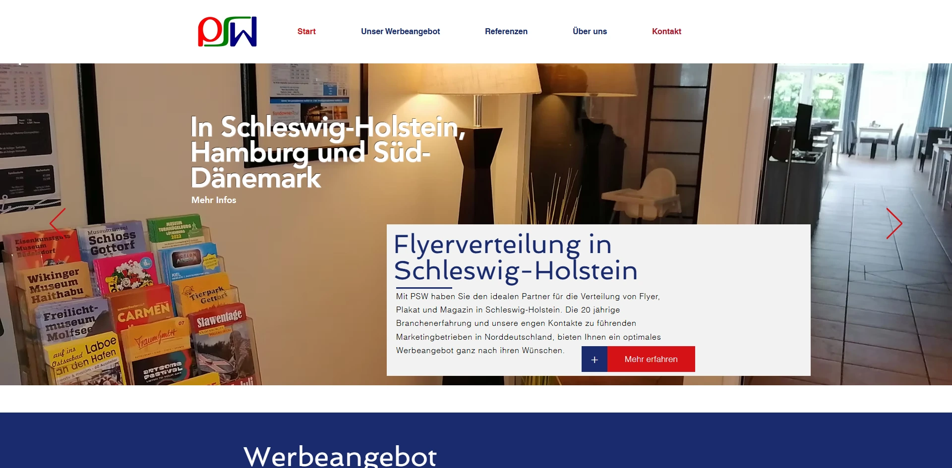 PSW Kulturwerbung – Website
